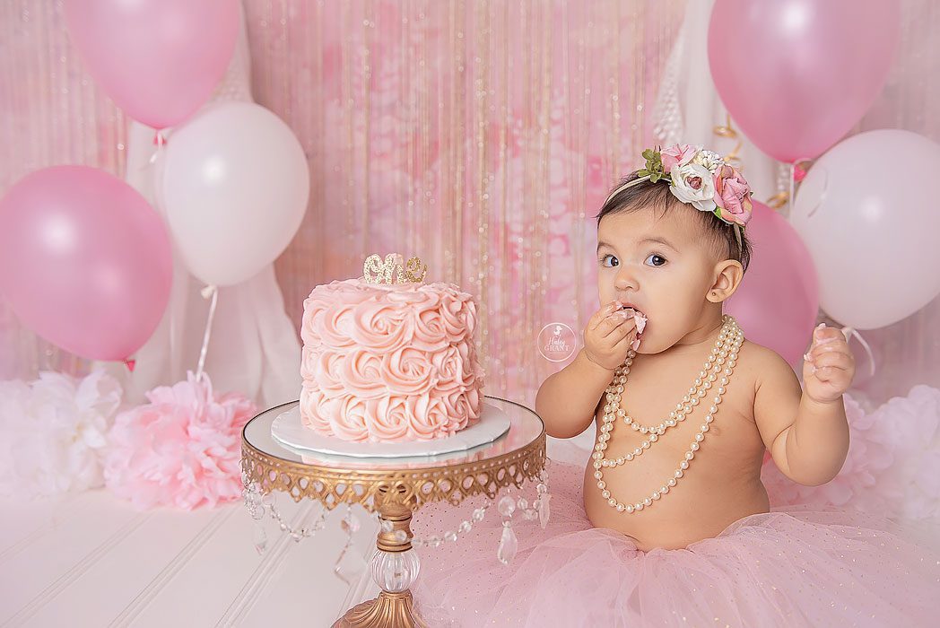 First Birthday Cake Smash Photography Austin Texas Newborn 