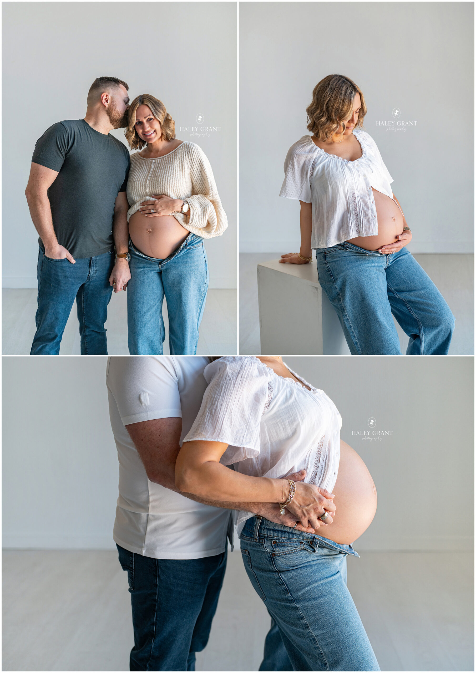Maternity Photo Session at the Lumen Room Austin, Texas