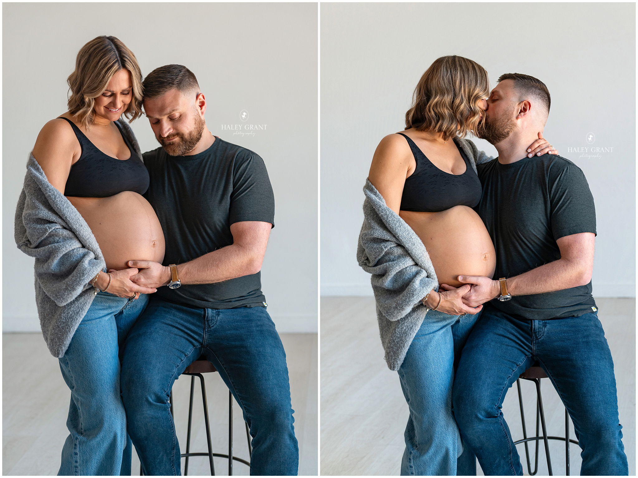 Maternity Photo Session at the Lumen Room Austin, Texas