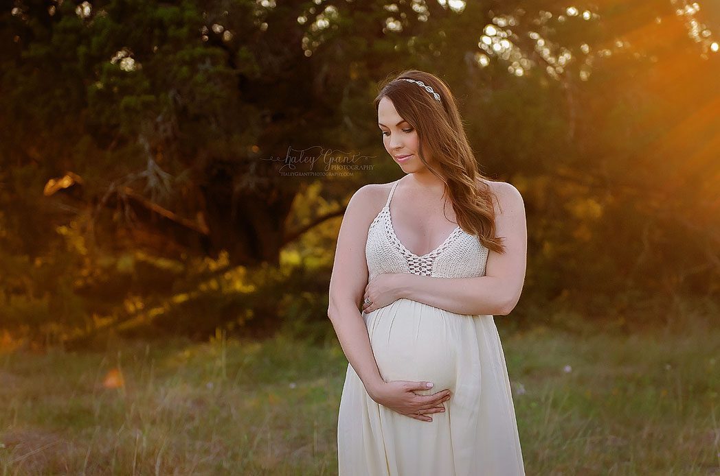 Pregnancy and Maternity Professional Portrait Photographer Austin TX Haley Grant Photography