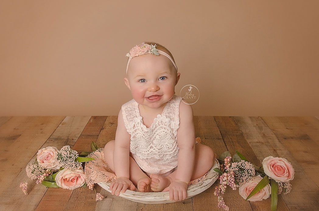 Professional 9 Month Baby Milestone Portraits
