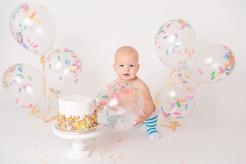 First Birthday Smash Cake Photographers Austin