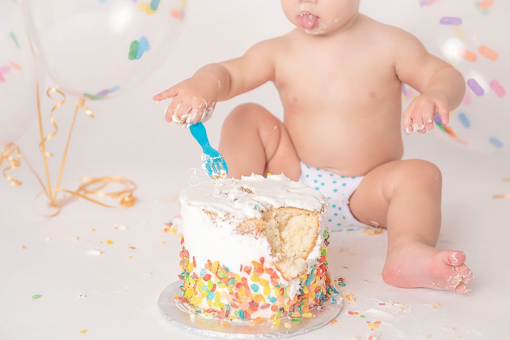 First Birthday Smash Cake Photographers Austin