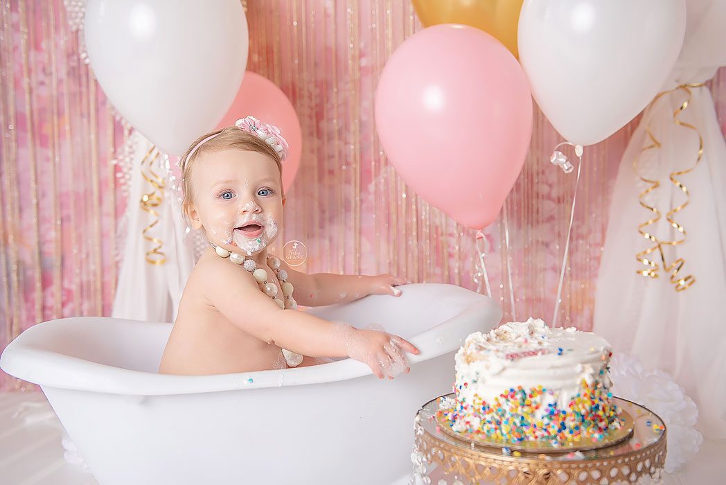 First Birthday Smash Cake Photographer Austin Texas